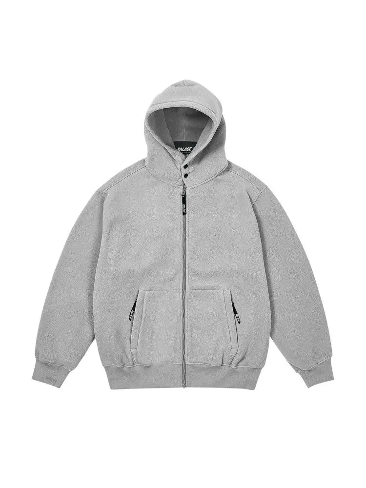Толстовка Palace Polartec Lazer Zip Hood — изображение 1 из 2, серый