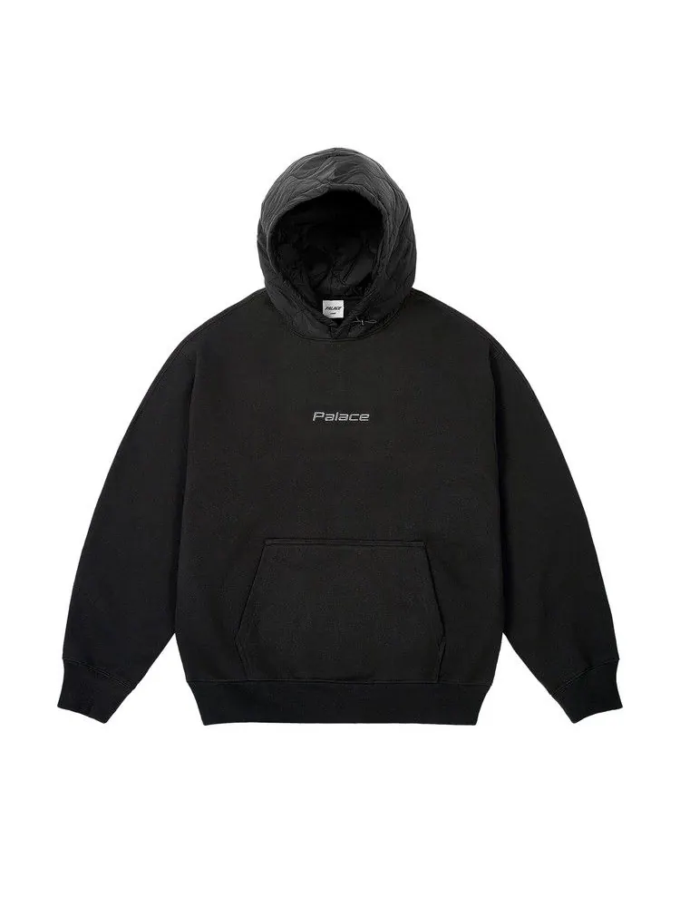 Толстовка Palace Baffled Font Hood — изображение 1 из 2, черный