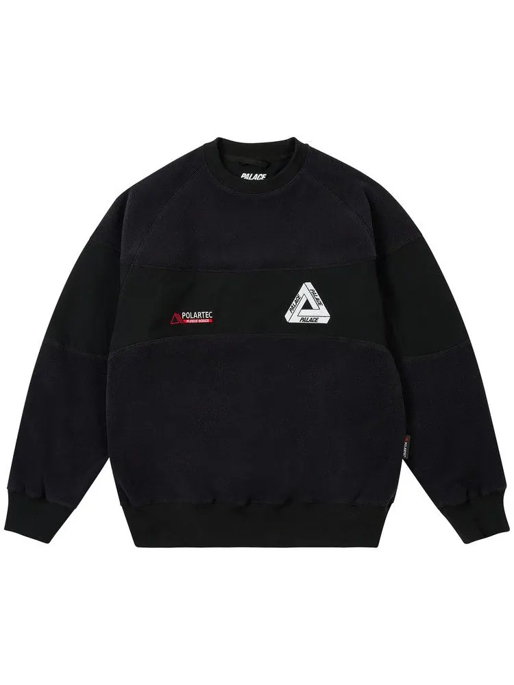 Свитер Palace Polartec 200 Crew — изображение 1 из 2, черный