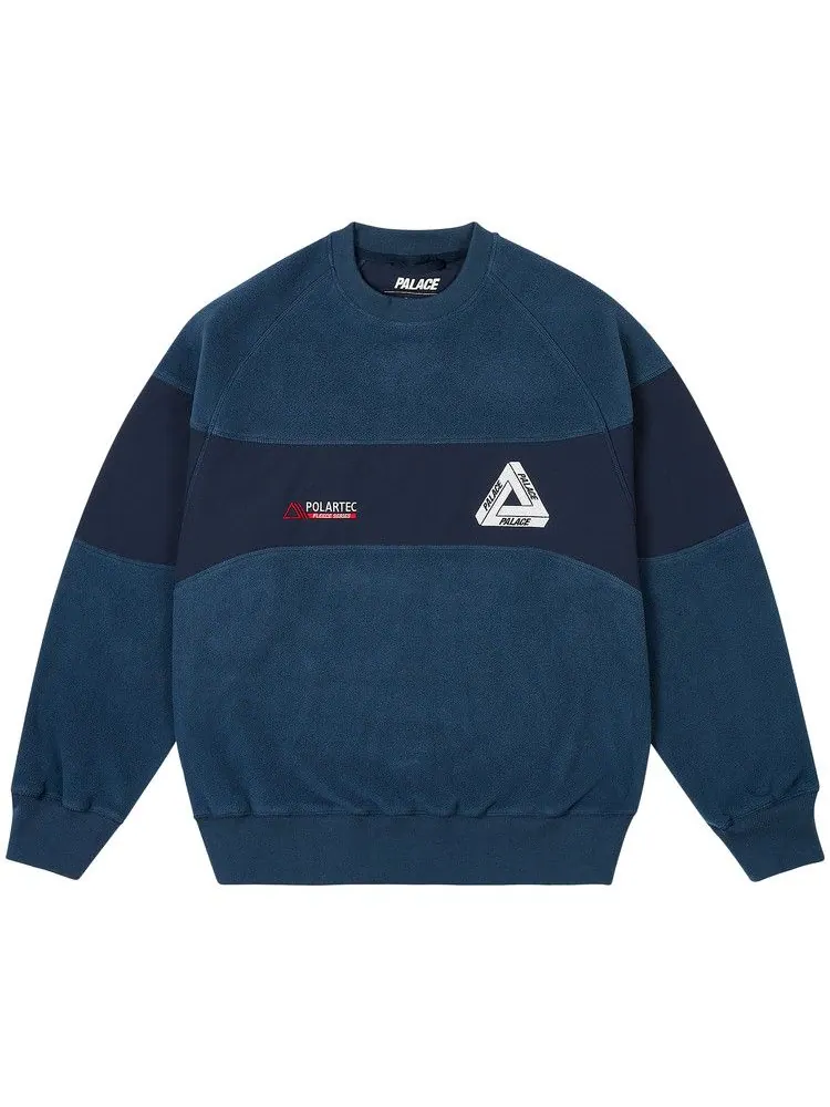 Свитер Palace Polartec 200 Crew — изображение 1 из 2, темно-синий