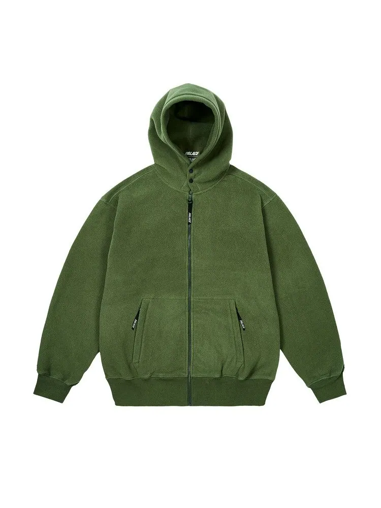 Толстовка Palace Polartec Lazer Zip Hood — изображение 1 из 2, глубокий зеленый
