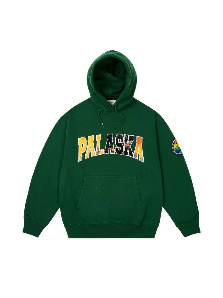Толстовка Palace Appalachian Hood — изображение 1 из 1, зеленый