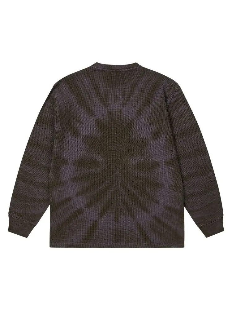 Лонгслив Palace Tie-Dye Waffle Long-Sleeve — изображение 2 из 2, серый
