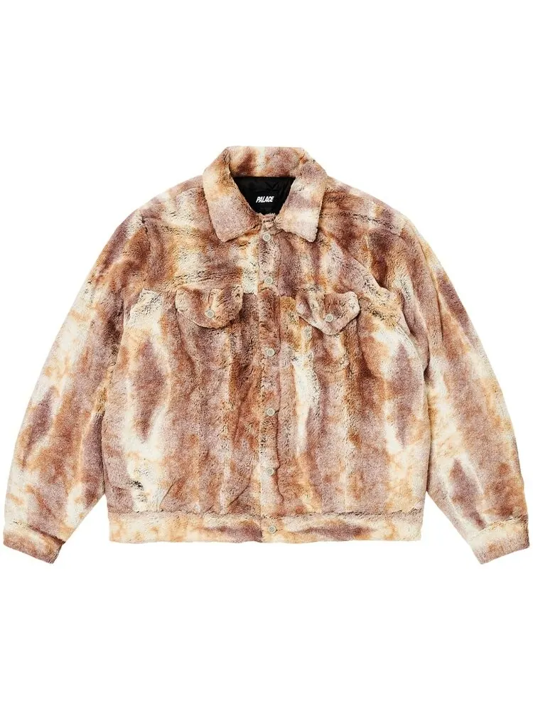 Куртка Palace Furry Trucker Jacket — изображение 1 из 2, коричневый