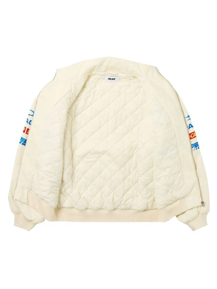Куртка Palace Pally Rally Jacket Off White — изображение 2 из 3, белый