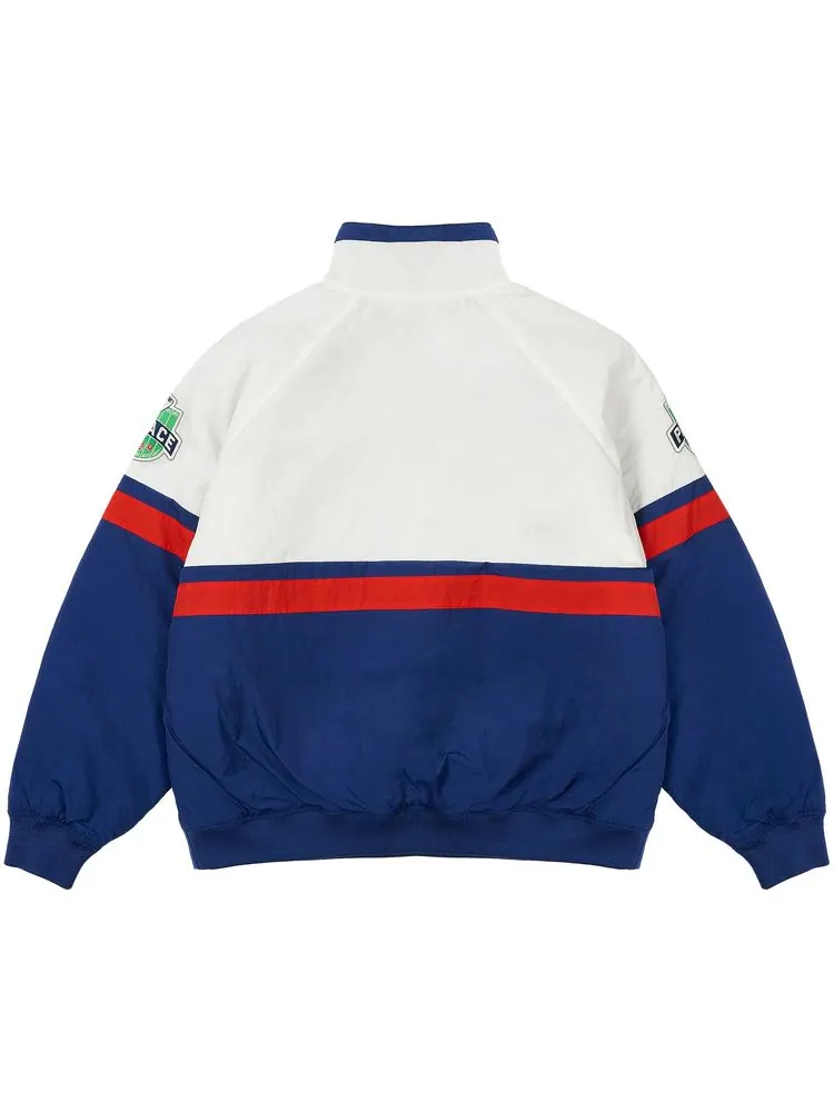 Бомбер Palace Breakout Half Zip Bomber 'White/Navy' — изображение 2 из 2, белый/темно-синий