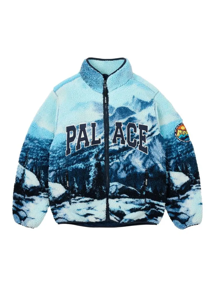 Куртка Palace Appalachian Funnel Fleece Palaska — изображение 1 из 2, синий