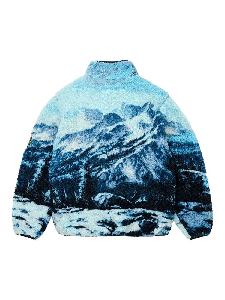 Куртка Palace Appalachian Funnel Fleece Palaska — изображение 2 из 2, синий