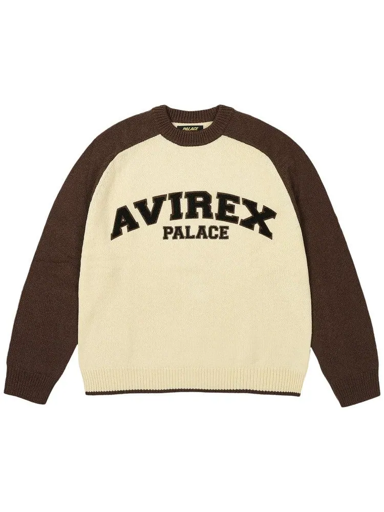 Топ Palace Avirex Knit — изображение 1 из 2, коричневый