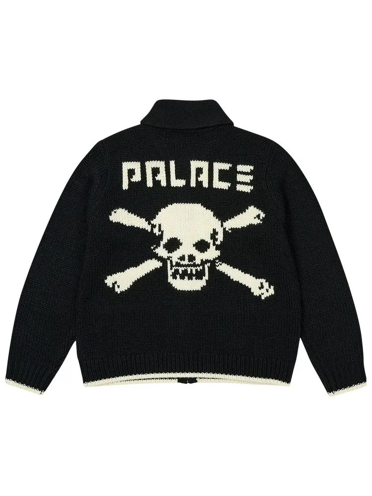 Топ Palace Bones Cowichan Knit — изображение 2 из 2, черный
