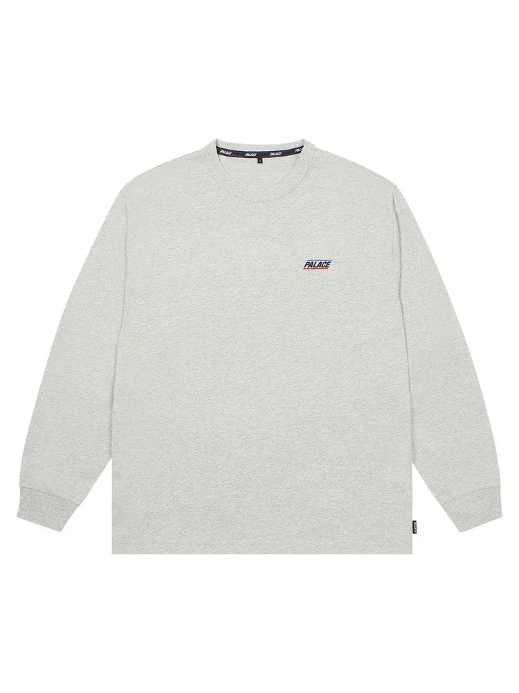 Лонгслив Palace Basically A Long-Sleeve — изображение 1 из 1, серый