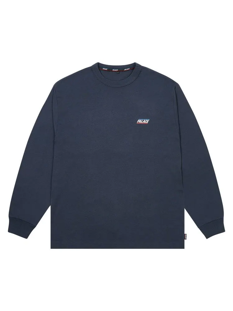 Лонгслив Palace Basically A Long-Sleeve — изображение 1 из 1, темно-синий