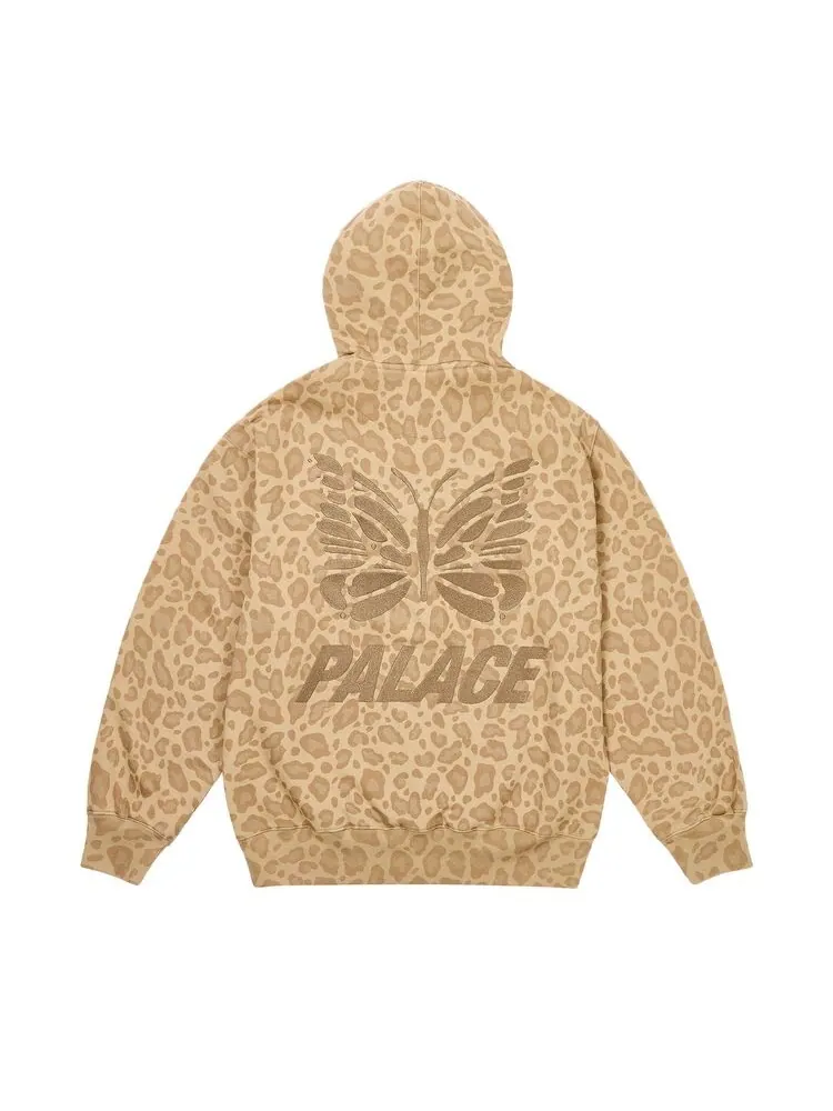 Худи Palace x Needles Hood Sand — изображение 2 из 2, желто-коричневый