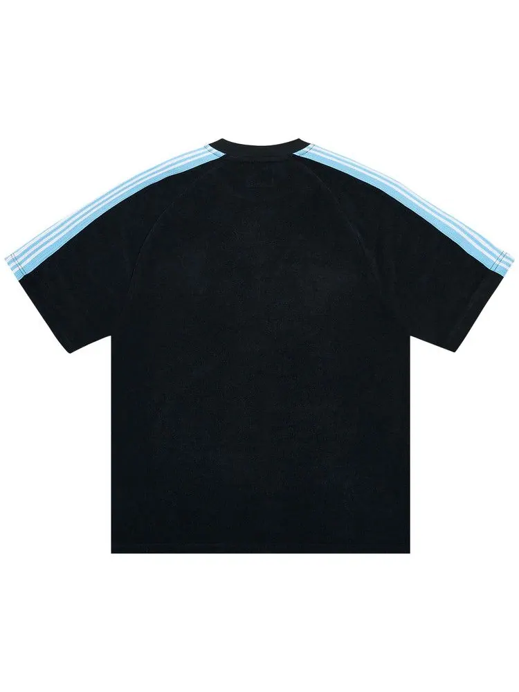 Футболка Palace x Needles Towelling T-Shirt — изображение 2 из 2, черный