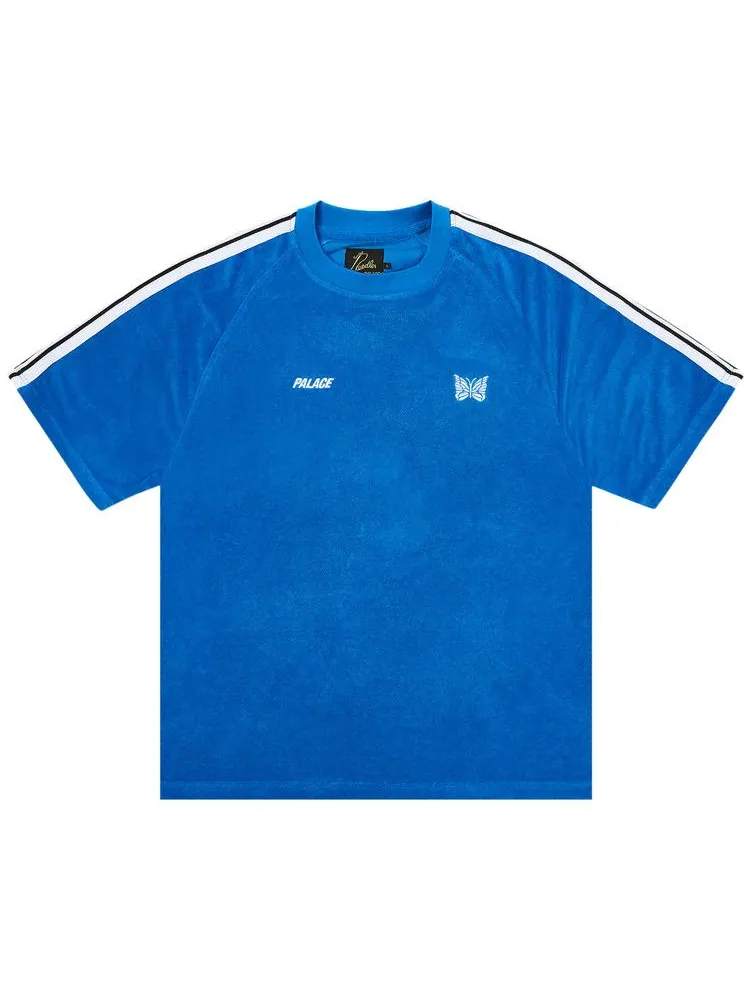 Футболка Palace x Needles Towelling T-Shirt — изображение 1 из 2, синий