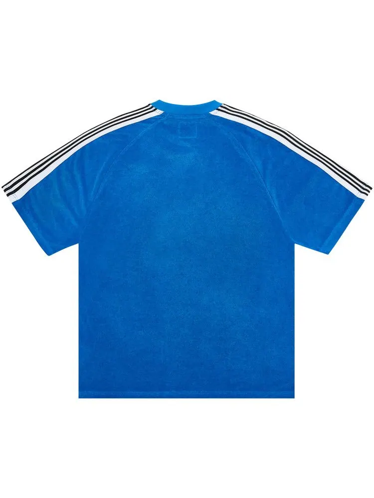Футболка Palace x Needles Towelling T-Shirt — изображение 2 из 2, синий