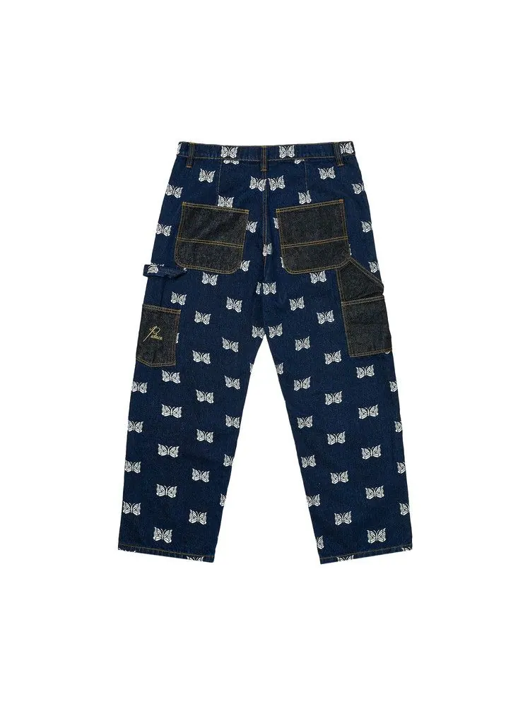 Брюки Palace x Needles Double Knee Pant — изображение 2 из 2, синий