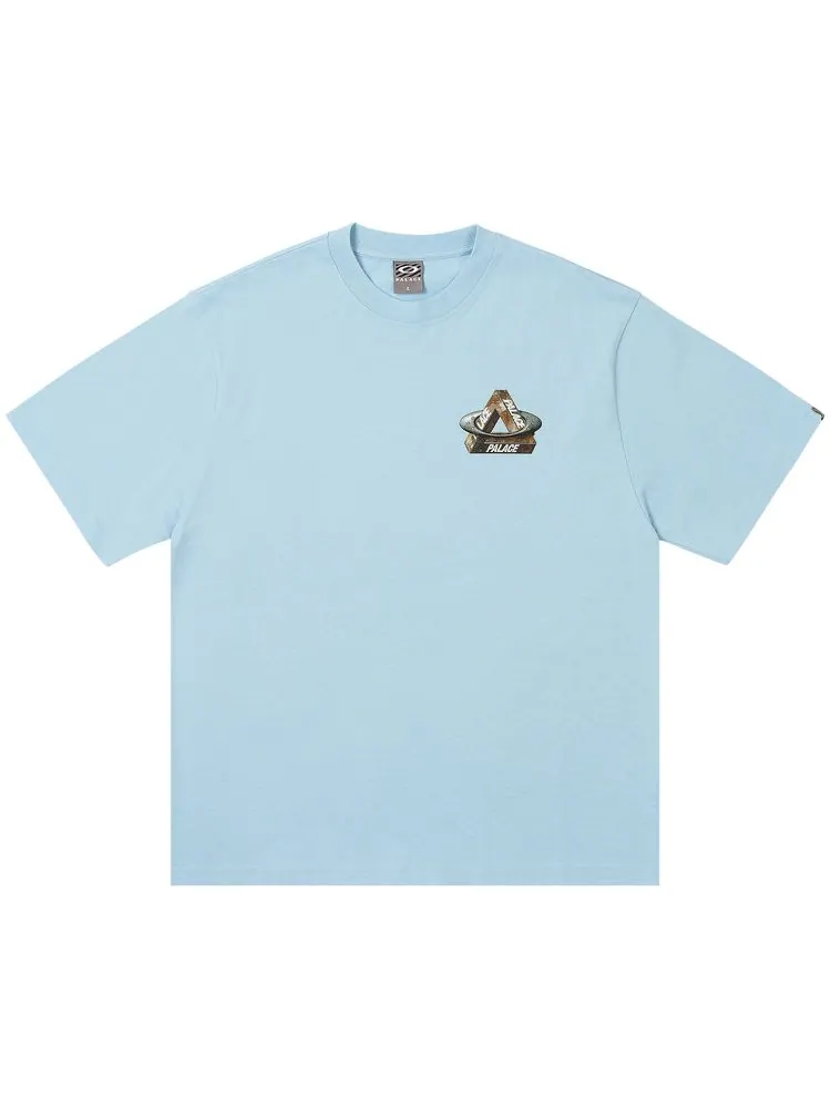 Футболка Palace x Oakley T-Shirt 'Blue' — изображение 1 из 2, синий
