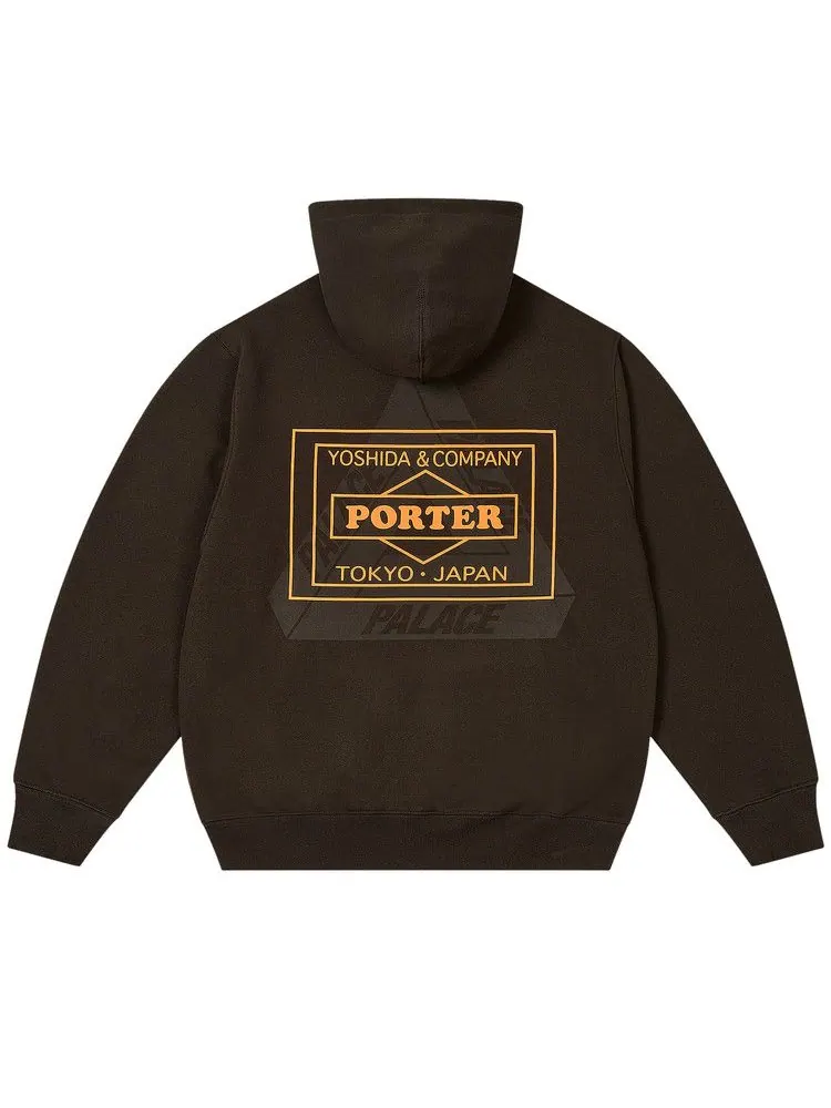 Толстовка Palace x Porter-Yoshida & Co. Logo Hood — изображение 2 из 2, черный