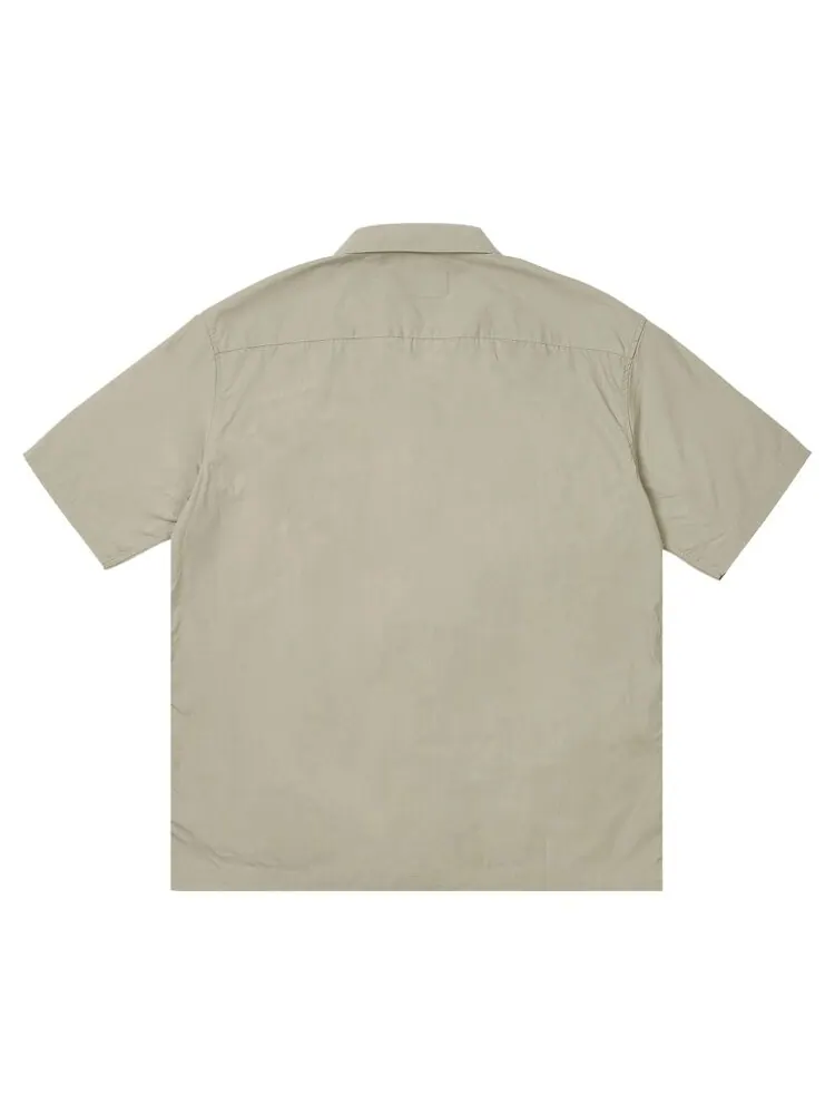 Рубашка Palace Double Faced Shirt — изображение 2 из 2, серый