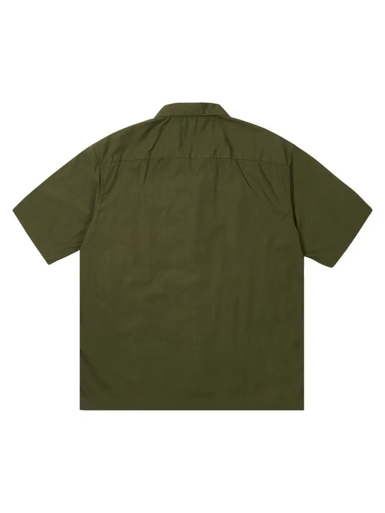 Рубашка Palace Double Faced Shirt — изображение 2 из 2, глубокий зеленый