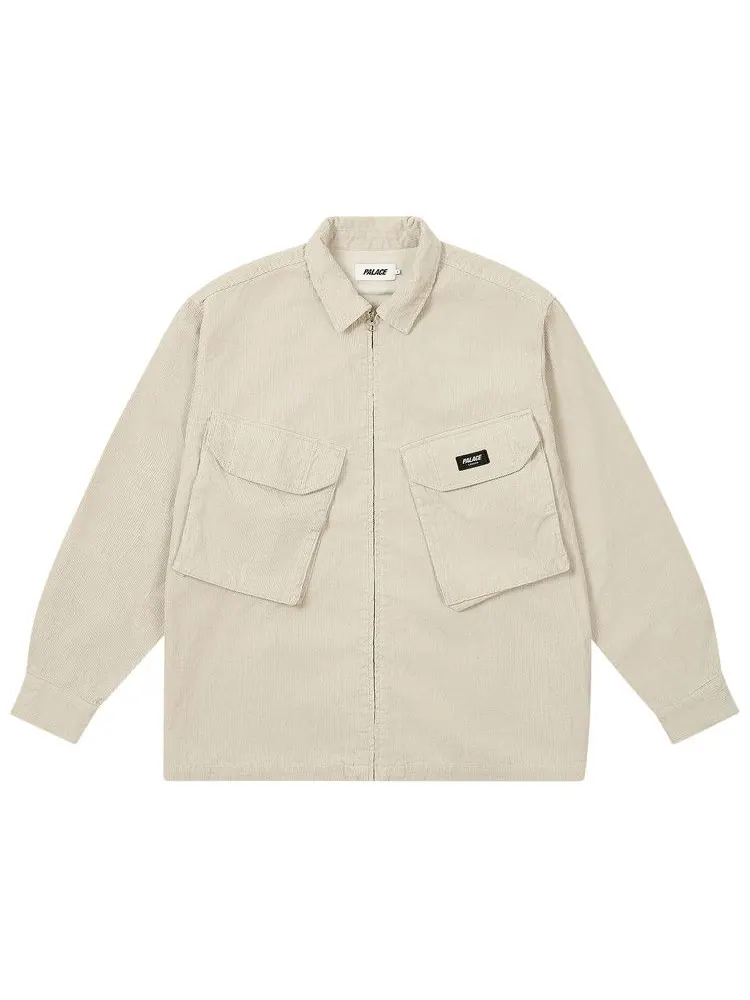 Рубашка Palace Cord PDU Overshirt — изображение 1 из 2, серый