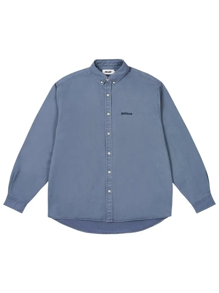 Рубашка Palace Oxford Shirt — изображение 1 из 2, темно-синий
