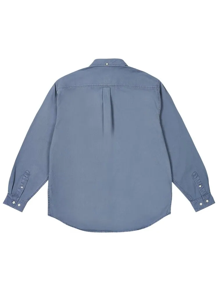 Рубашка Palace Oxford Shirt — изображение 2 из 2, темно-синий