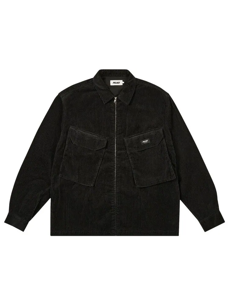 Рубашка Palace Cord PDU Overshirt — изображение 1 из 2, черный