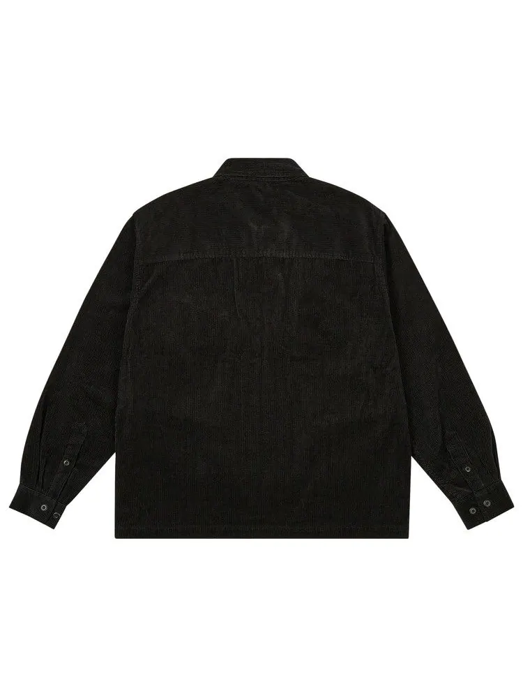 Рубашка Palace Cord PDU Overshirt — изображение 2 из 2, черный