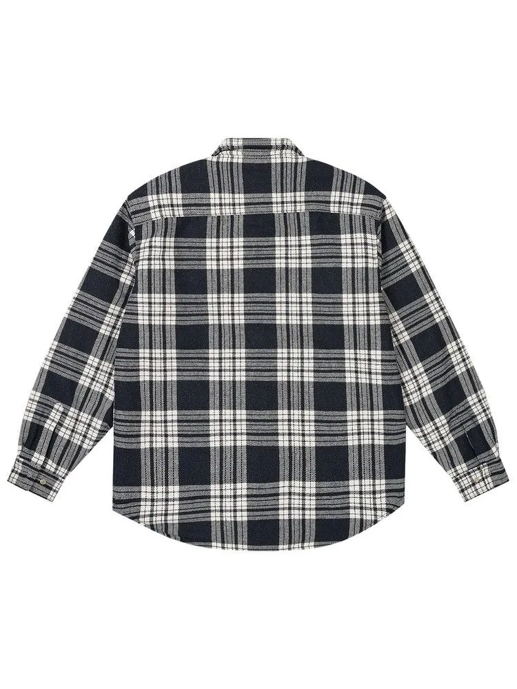 Рубашка Palace Check Insulated Shirt — изображение 3 из 3, темно-синий