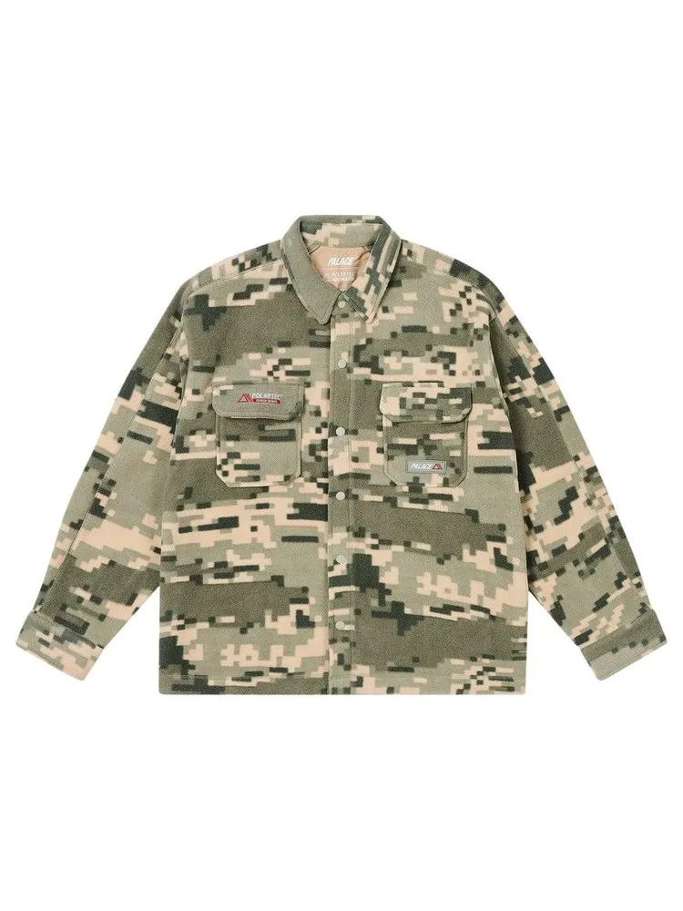 Рубашка Palace Polartec Overshirt, Tiger Digi Camo — изображение 1 из 2, мульти