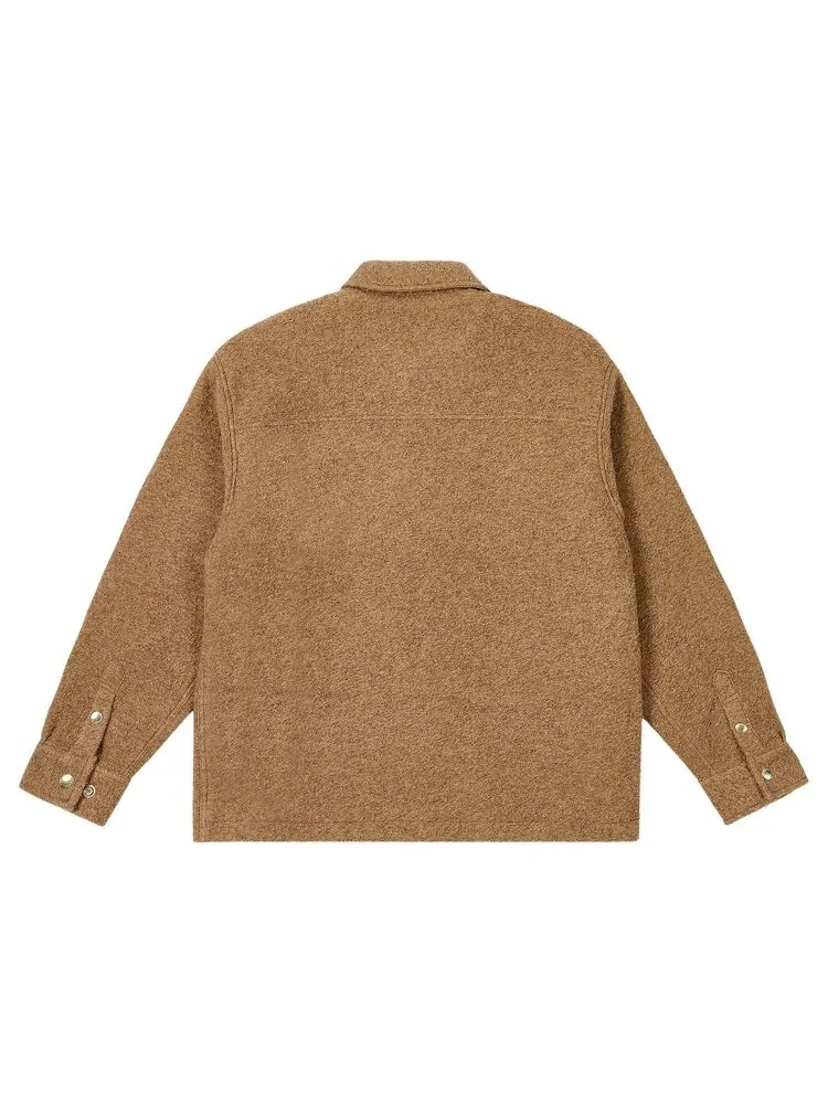 Куртка Palace Wooly Zip Jacket Beige — изображение 2 из 2, желто-коричневый