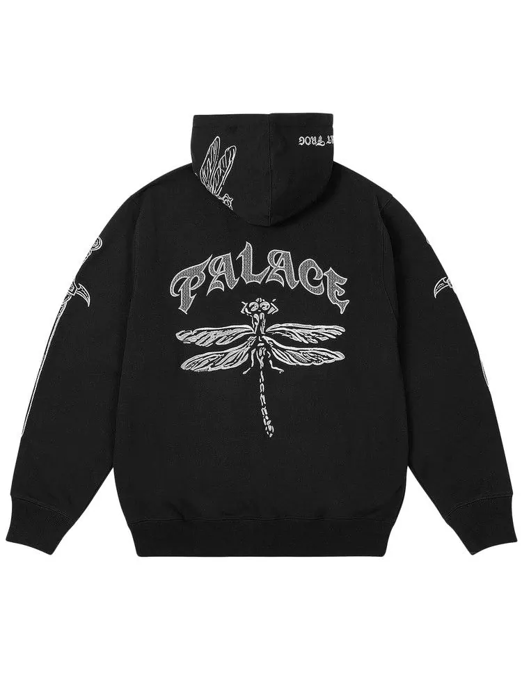 Толстовка Palace TGF Zip Hood — изображение 2 из 2, черный