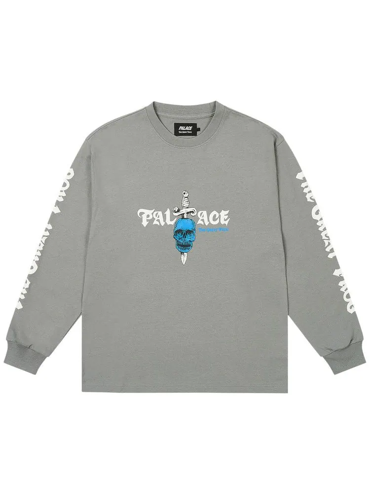 Лонгслив Palace TGF Long-Sleeve — изображение 1 из 2, серый