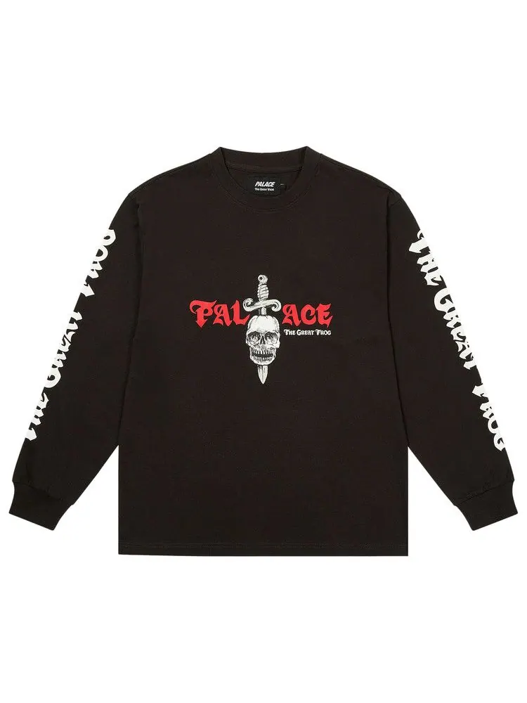 Лонгслив Palace TGF Long-Sleeve — изображение 1 из 2, черный