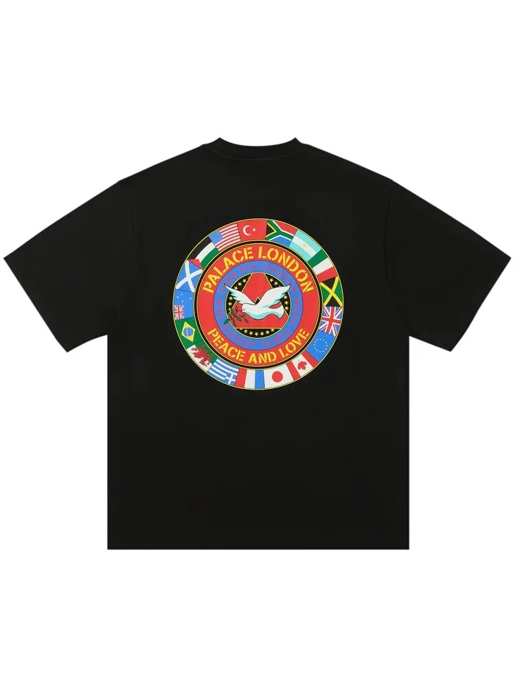Футболка Palace Nations T-Shirt — изображение 2 из 2, черный