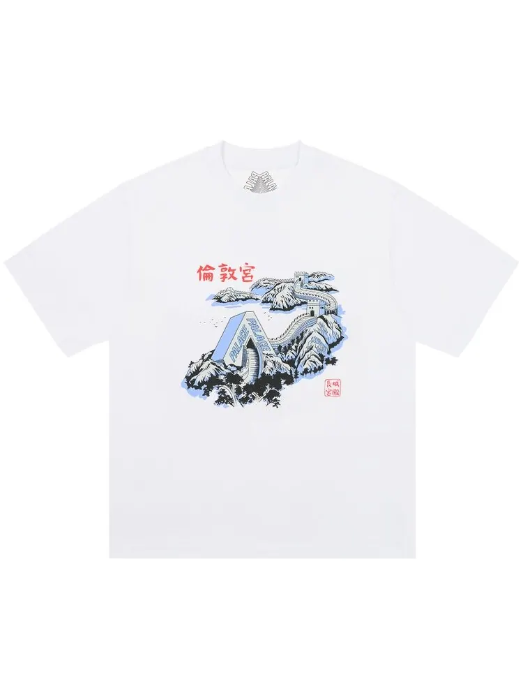 Футболка Palace Great Wall Of Tri-Na T-Shirt — изображение 1 из 1, белый