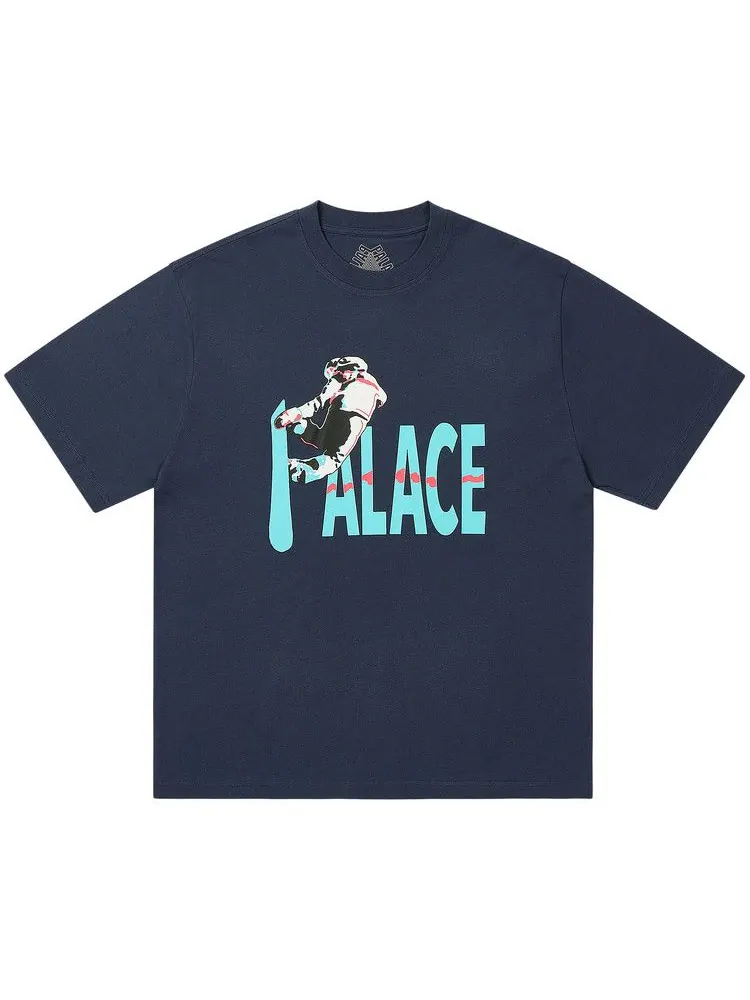 Футболка Palace Pow Pow T-Shirt — изображение 1 из 1, темно-синий
