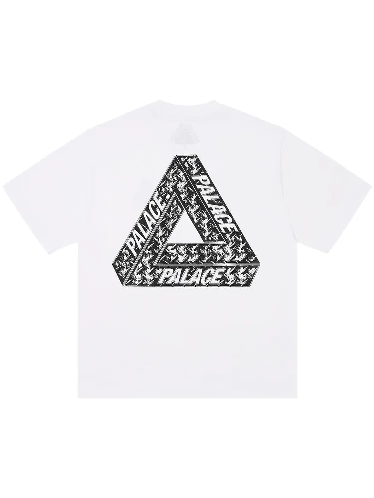 Футболка Palace Tri Slip T-Shirt 'White' — изображение 2 из 2, белый