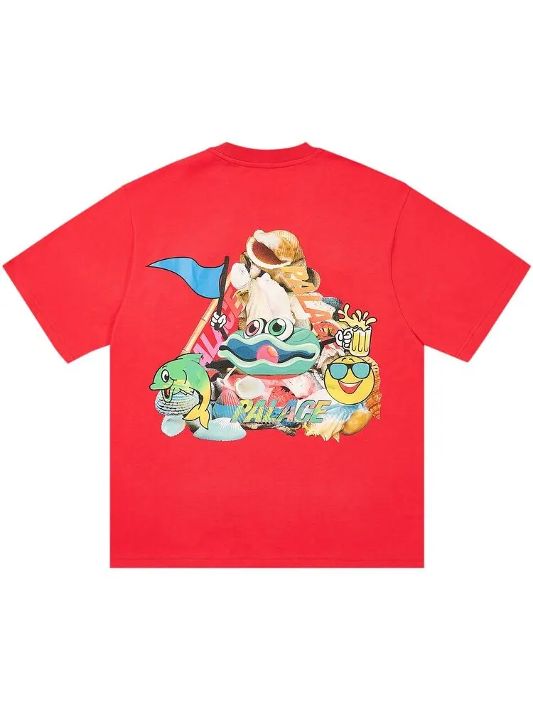 Футболка Palace P Sea T-Shirt Tomato Red — изображение 2 из 2, красный