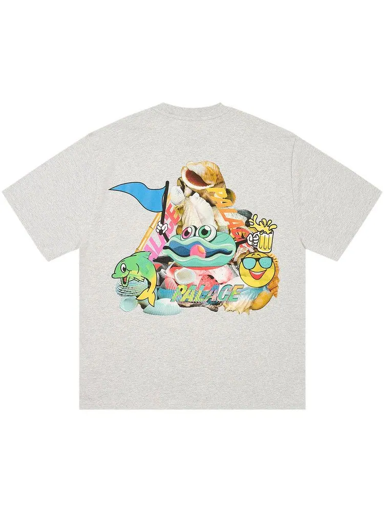 Футболка Palace P Sea T-Shirt — изображение 2 из 2, серый