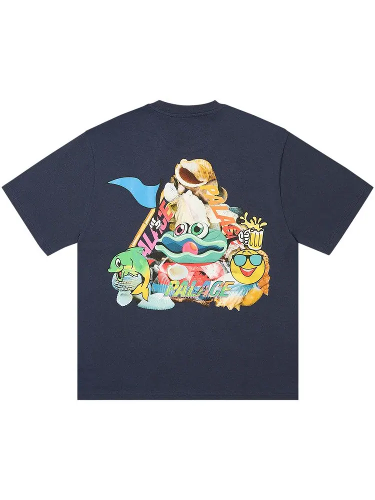 Футболка Palace P Sea T-Shirt — изображение 2 из 2, темно-синий