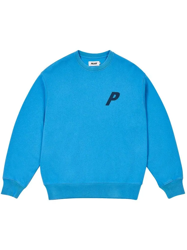 Свитер Palace Pigment P3 Crew — изображение 1 из 2, синий