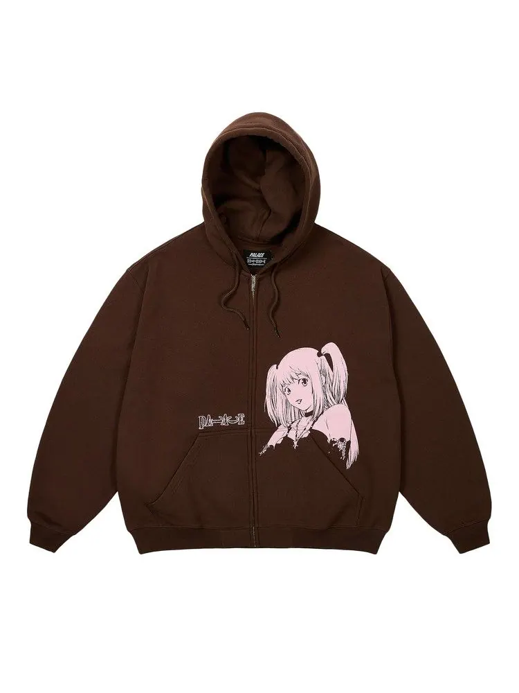 Толстовка Palace Misa Zip Hood — изображение 1 из 2, коричневый