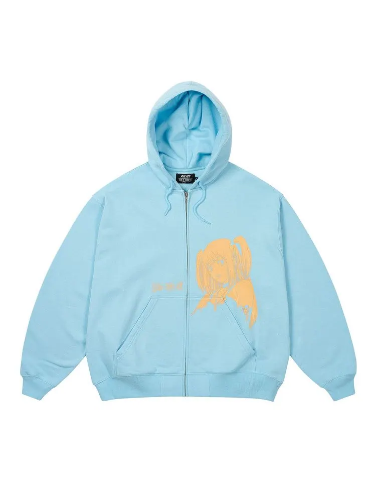 Толстовка Palace Misa Zip Hood — изображение 1 из 2, синий