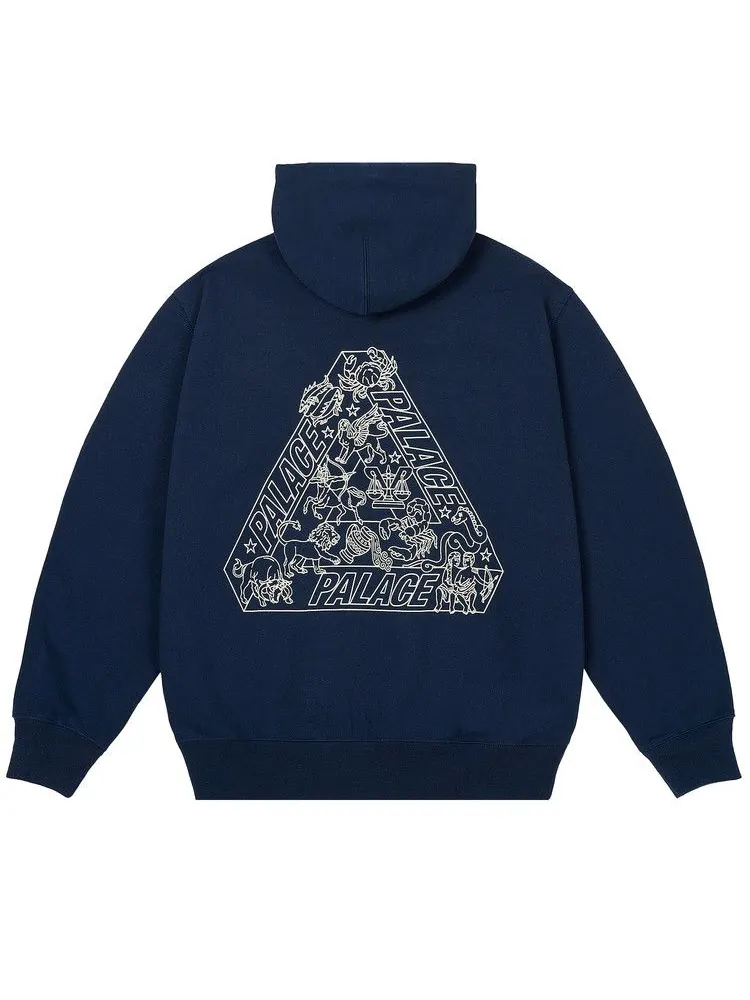 Толстовка Palace Zodiac Tri-Ferg Hood — изображение 4 из 4, темно-синий