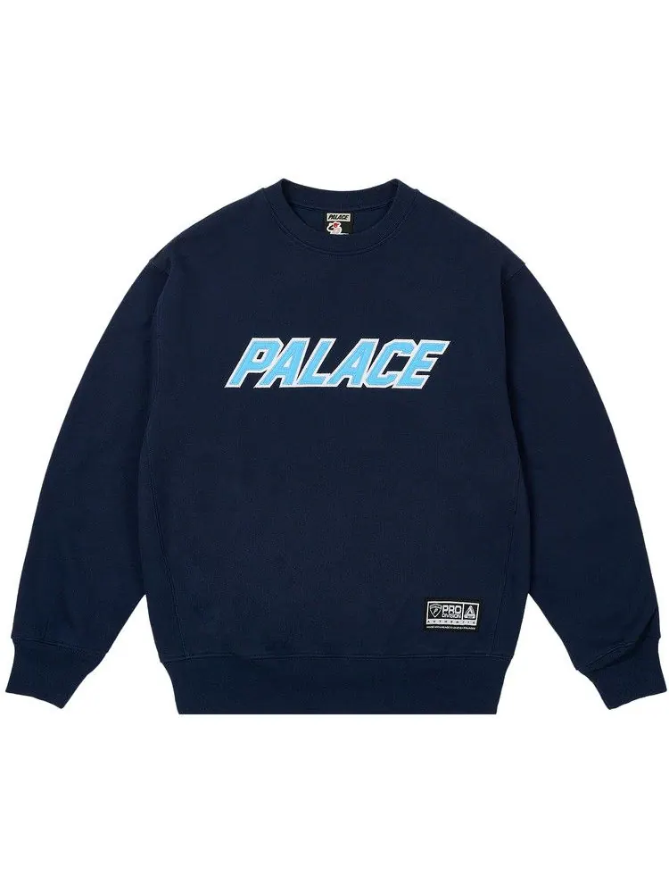Свитер Palace Appliqué Team Crew — изображение 1 из 1, темно-синий