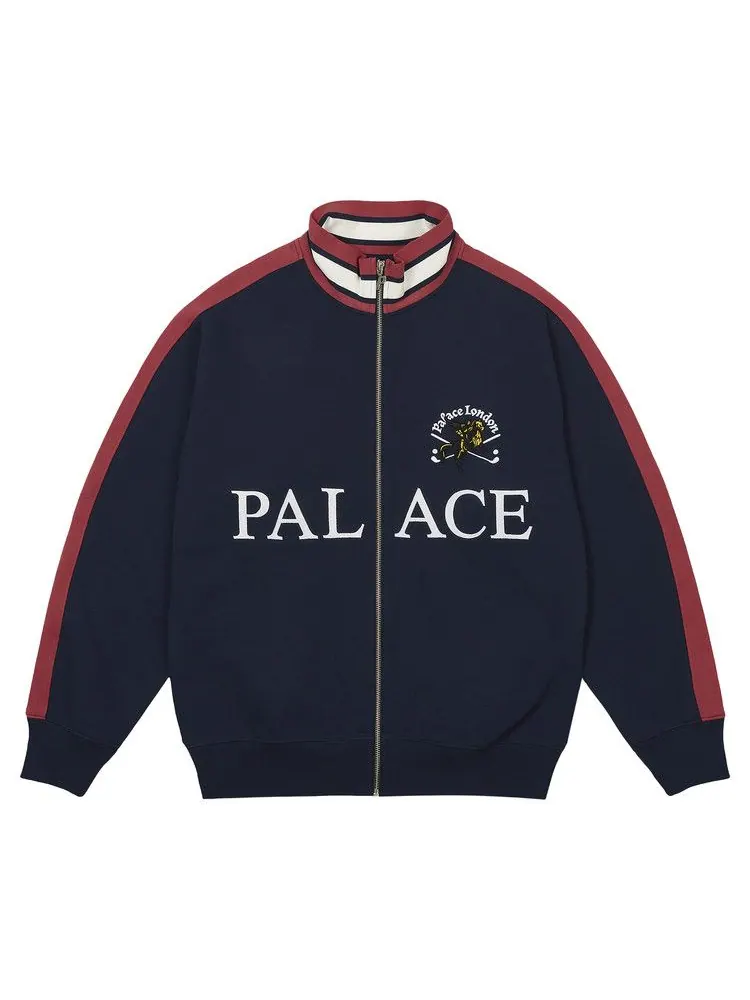 Толстовка Palace Geezer Zip Funnel — изображение 1 из 2, темно-синий