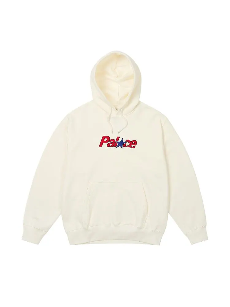 Толстовка Palace Star Hood — изображение 1 из 1, белый